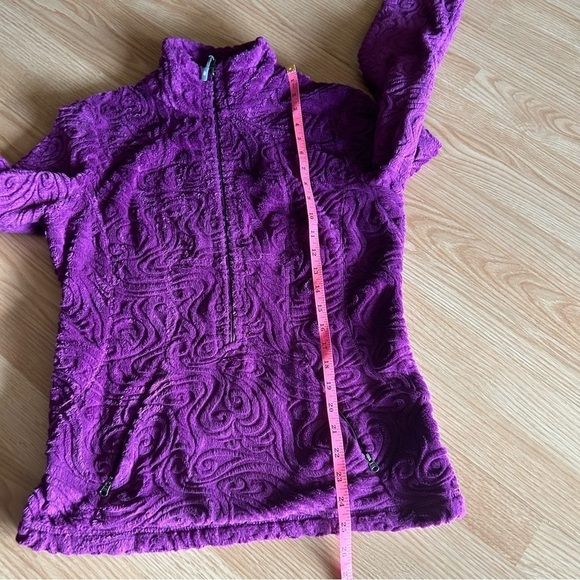 Athleta Purple Plush Fleece Half Zipped Jacket Women’s Small - Picture 7 of 9